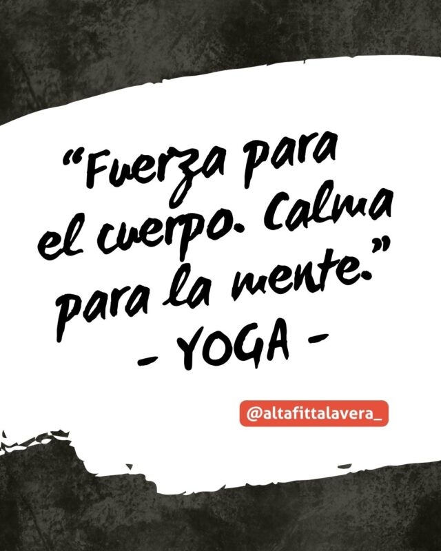 🧘‍♀️ FUERZA PARA EL CUERPO. CALMA PARA LA MENTE.

Entrenamos para sentirnos más fuertes, más ágiles, con más energía… pero también necesitamos momentos para respirar, conectar y bajar el ritmo.

El yoga es ese espacio de la semana en el que trabajas movilidad, equilibrio y control mientras dedicas unos minutos a estar presente y escuchar tu cuerpo. ✨

Y lo mejor es que no necesitas elegir entre fuerza, cardio, clases colectivas o yoga. Puedes combinarlo con el resto de tu entrenamiento y encontrar el equilibrio que mejor funcione para ti.

🧡 YOGA EN ALTAFIT TALAVERA
📅 Martes y jueves
⏰ 19:00 – 19:45 h
✨ Incluido dentro de las clases colectivas de tu cuota.

¿Todavía no lo has probado? Quizá esta semana sea el momento. 😉

☎️ 925 054 719
📧 talavera@altafit.es
📍 C/ Santa Sabina, 3. Talavera de la Reina

#AltafitTalavera #AltafitGymClubTalavera #YogaAltafit #YogaTalavera #ClasesColectivasAltafitTalavera
